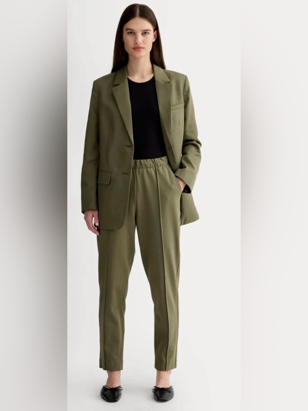 Everlane Olive green THE DREAM PANT size large